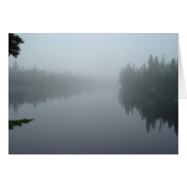 Misty Lake Card (Anverso (Horizontal))