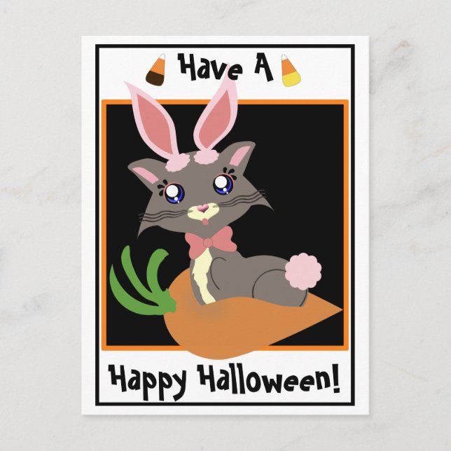 ¡Misty Toon Kitty Bunny! Postal (Anverso)