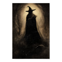 Misty Witch Haunting - Arte mural gótico de Hallow
