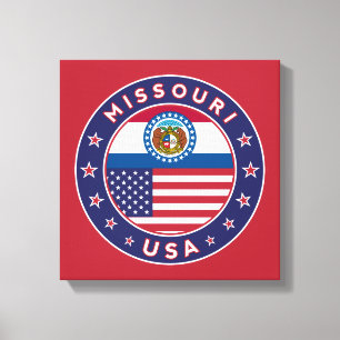 Misuri, Estados Unidos, lienzo de Misuri, poster