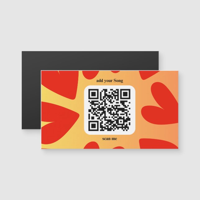 Mit personalisierten Song per QR-code (Anverso/Reverso)
