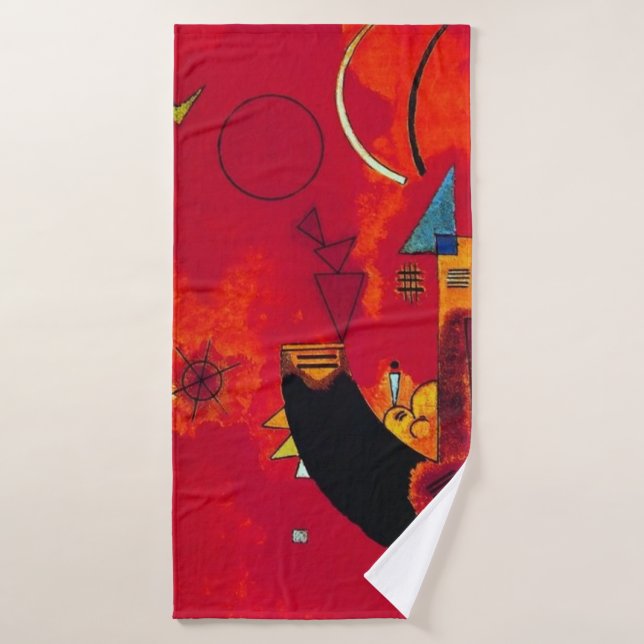 Mit und Gegen, 1929 por Wassily Kandinsky (Toalla de baño)