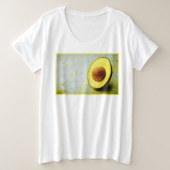 "Mitad aguacate" Foto Cute. ¡Hazte con una en Zazz (Anverso del diseño)