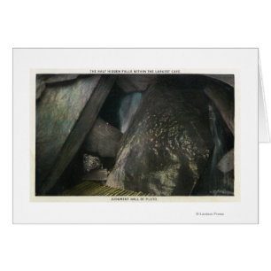 Mitad de cataratas ocultas vista de la sala del ju