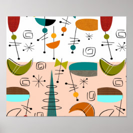 Mitad de Poster de Arte Moderno de Mediano Siglo 6