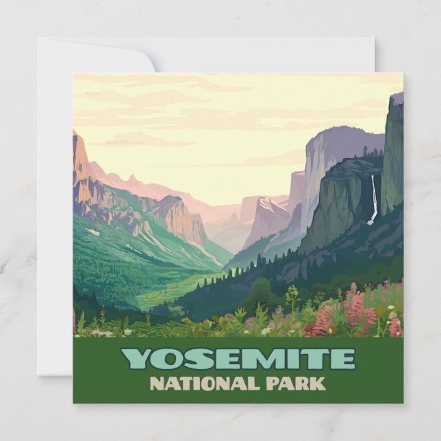 Mitad hogar del Parque Nacional Yosemite (Anverso)