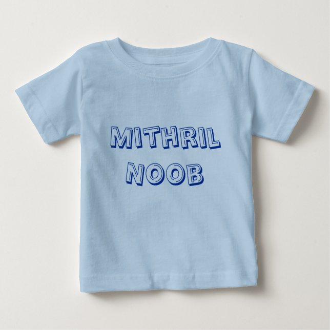 ¡Mithril Noob! Runescape inspiró la camisa del (Anverso)
