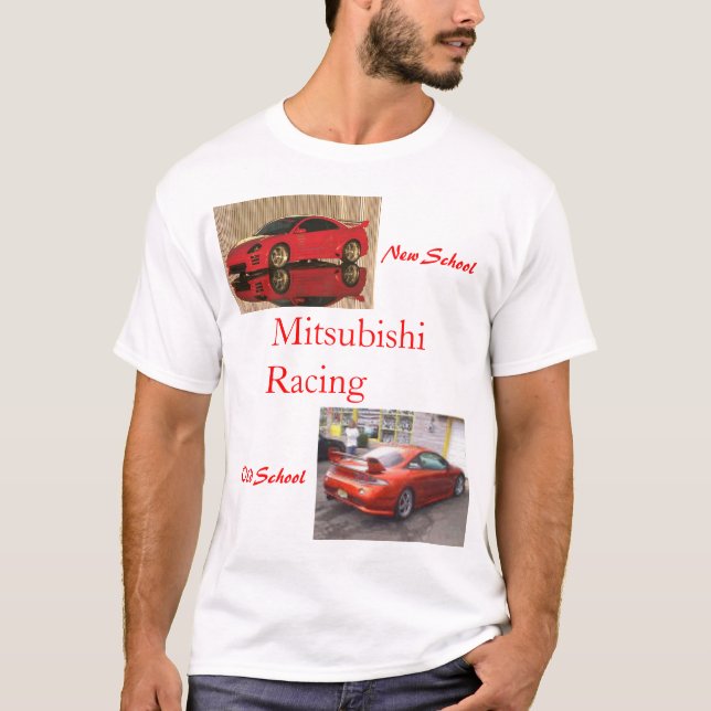 Mitsubishi eclipsa la camiseta de las Carreras (Anverso)