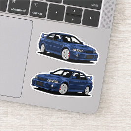 Mitsubishi Evo Car Pegatina