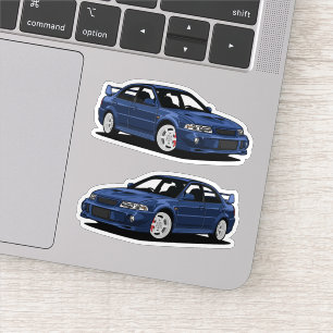 Mitsubishi Evo Car Pegatina