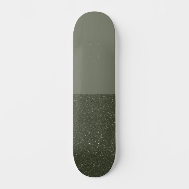 Mitte Matte, Mitte Texturado Moss Green Skateboard (Anverso)