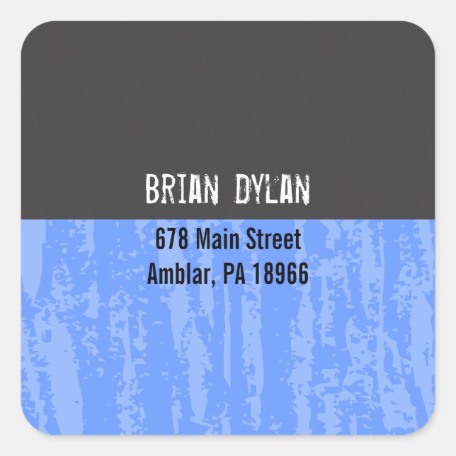 MITZVAH PALABRAS DICIENDO: Sello Pegatina de direc (Anverso)