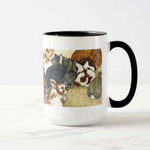 Mixed Company - taza de café de los conejos del
