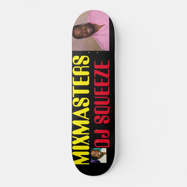 MIXMASTER DJ SQUEEZE SKATEBOARDS / JMT USA (Anverso)