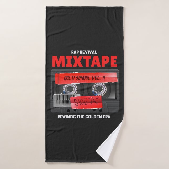 Mixtape Rap Revival Golden Era (Toalla de baño)