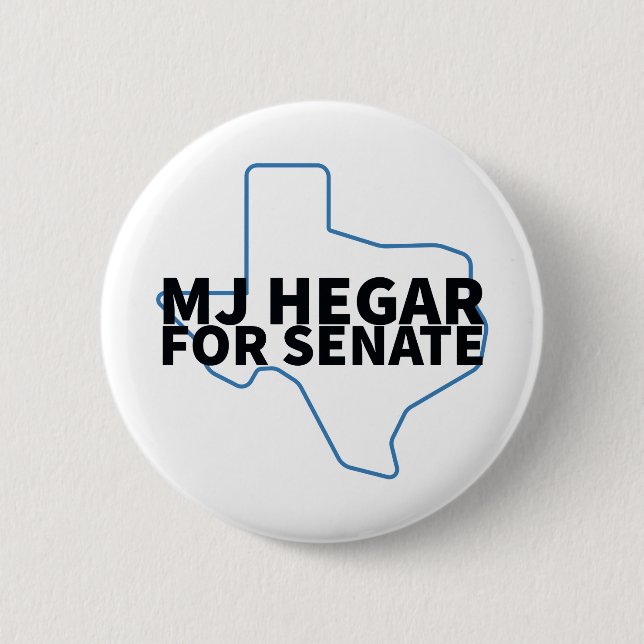 MJ Hegar Para El Botón Del Senado Estadounidense (Anverso)