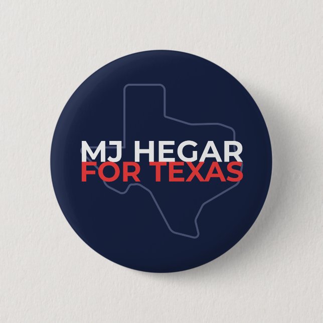 MJ Hegar Para El Botón Del Senado Estadounidense (Anverso)