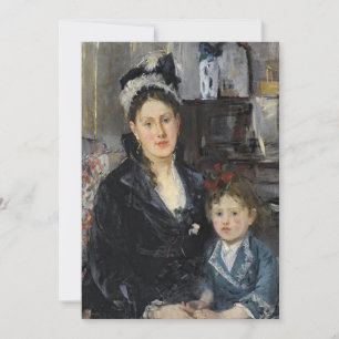 Mme Boursier y su hija   Berthe Morisot