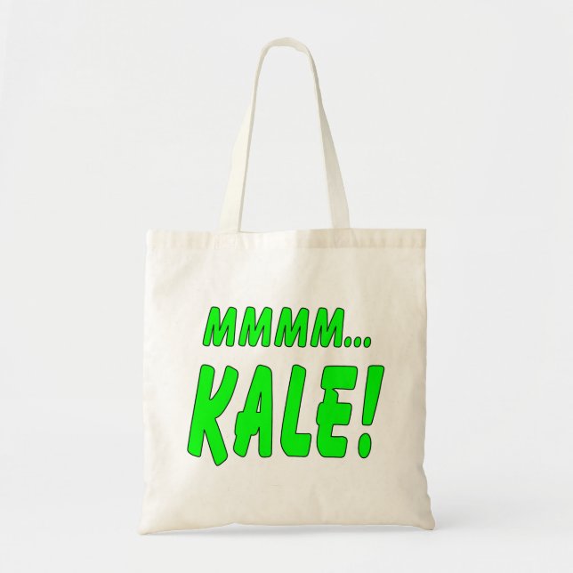 ¡Mmmm col rizada! La bolsa de asas (Frente)