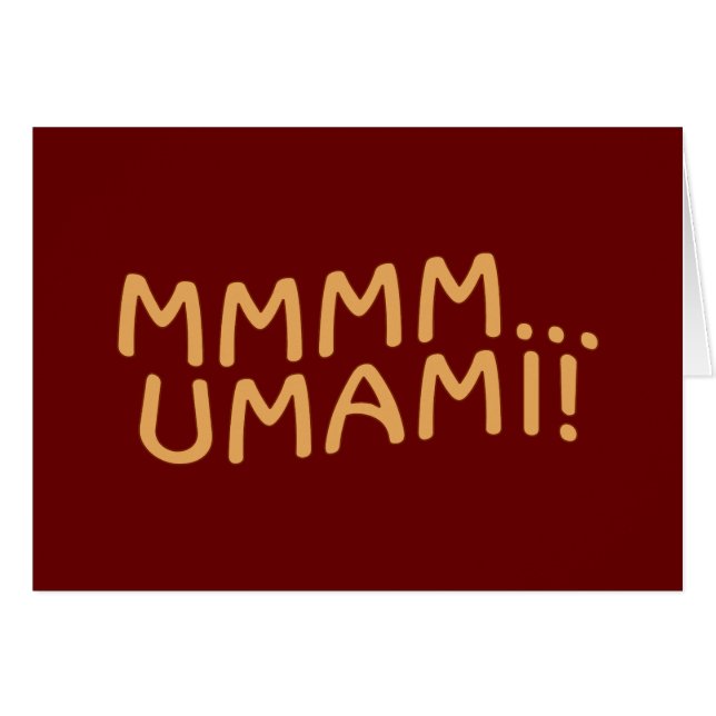 Mmmm Umami (Anverso (Horizontal))