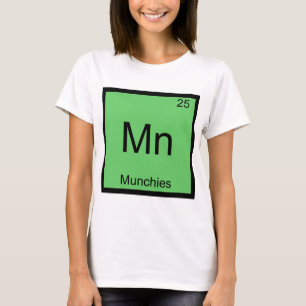 Mn - Camiseta divertida con símbolo del elemento q
