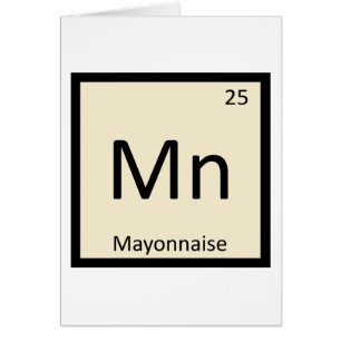 Mn - Mayonesa Climatización Química Tabla Periódic