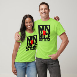 MNice o la camiseta manchada de 3/4