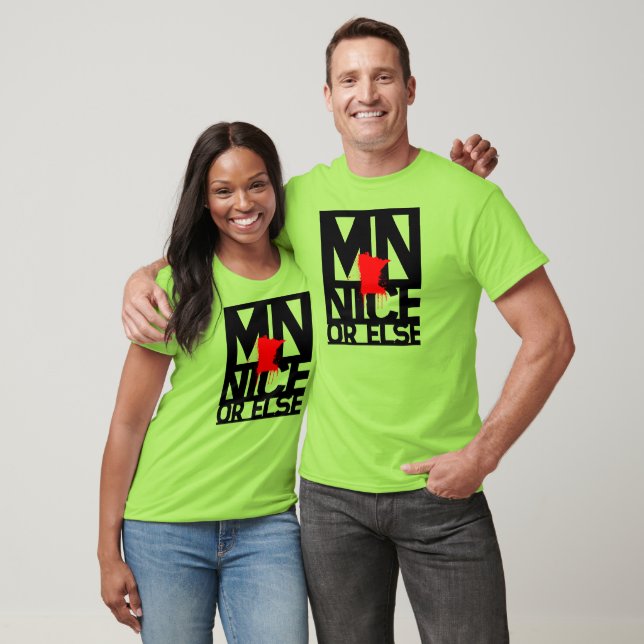MNice o la camiseta manchada de 3/4 (Unisexo)