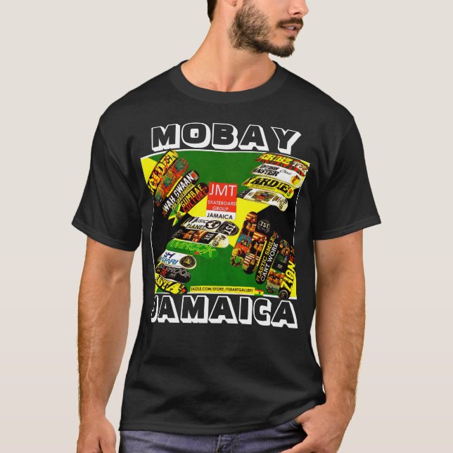 MOBAY JAMAICA Camiseta oscura básica (Anverso)