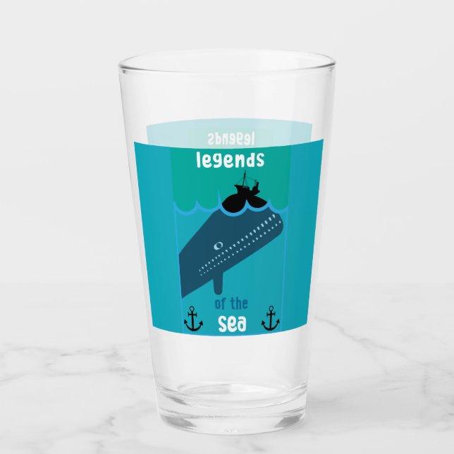 Moby Dick Sea Fantasy | Funny Ocean And Sea Servin (Anverso)