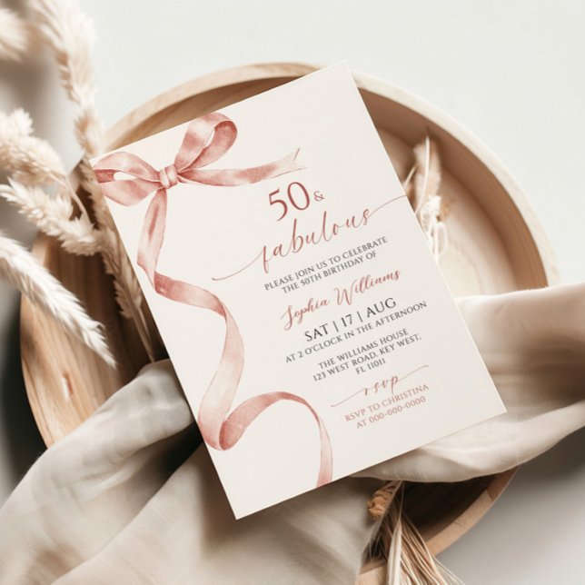 Mocha dobla 50 y fabulosa invitación de cumpleaños (Subido por el creador)