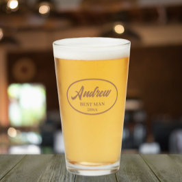 Mocha Estilizado Nombre Boda Mejor Hombre