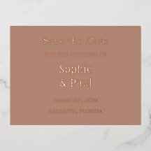 Mocha Guardar la tarjeta postal de invitación al R