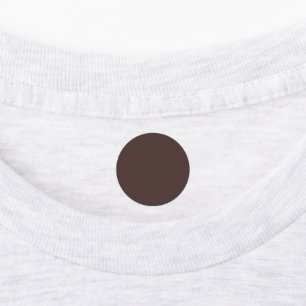 Mocha marrón oscuro de moda - Etiqueta