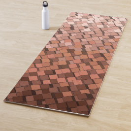 Mocha Mocha Mousse Patrón cubo 3D Yoga Mat