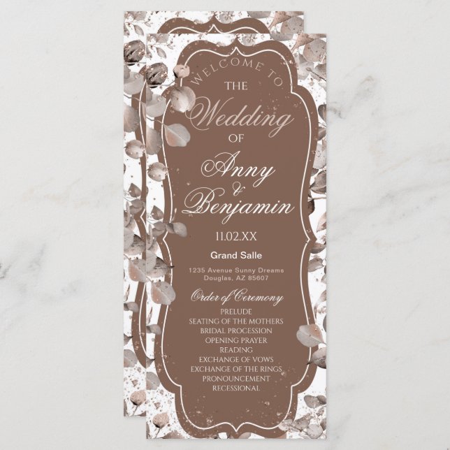 Mocha Mousse Botanical (Anverso / Reverso)