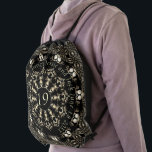 Mochila 19° Aniversario Boda Mandala Medallón Texto<br><div class="desc">A ella le encantan las mandalas,  diseños llamativos y audaces,  ¿necesita una mochila y es su 19 aniversario de boda? ¡Entonces has encontrado el cajón perfecto para su aniversario,  exclusivamente en mi tienda en Zazzle!</div>