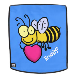 Mochila Abeja graciosa y linda con ilustracion personaliza