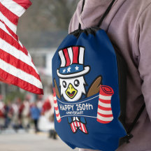 Águila Americana Patriótica Feliz 250 Aniversario