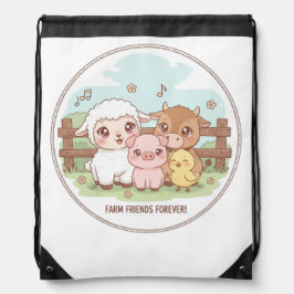 Mochila Amigos de la granja para siempre - lindos y acoged