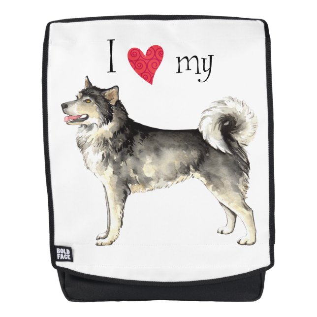 Mochila Amo mi Malemute (Anverso)