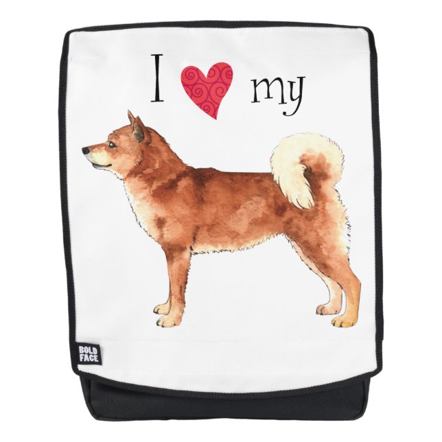 Mochila Amo mi Shiba Inu (Anverso)