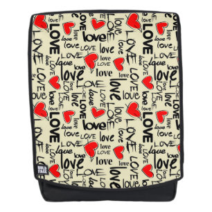 Mochila Amor y corazones
