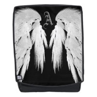 ANGEL WINGS Personalizado Negro Monograma