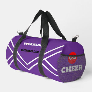 mochila animadora, morado blanco, Saludos