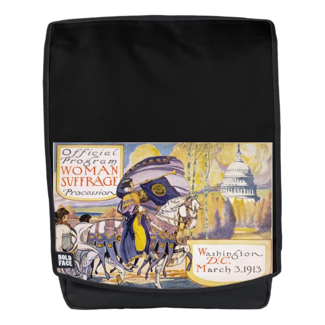 Mochila Anuncio de maltrato de mujeres ventilado (Anverso)