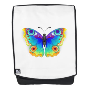 Mochila Arcoiris mariposa Peacock Eye