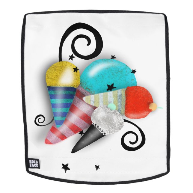 Mochila Arte de Rupydetequila (Cara extraíble)