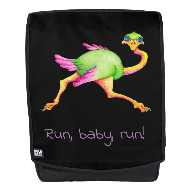 Mochila Avestruz poco común (Anverso)