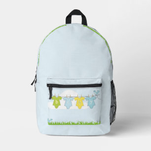 Mochila azul para bebés